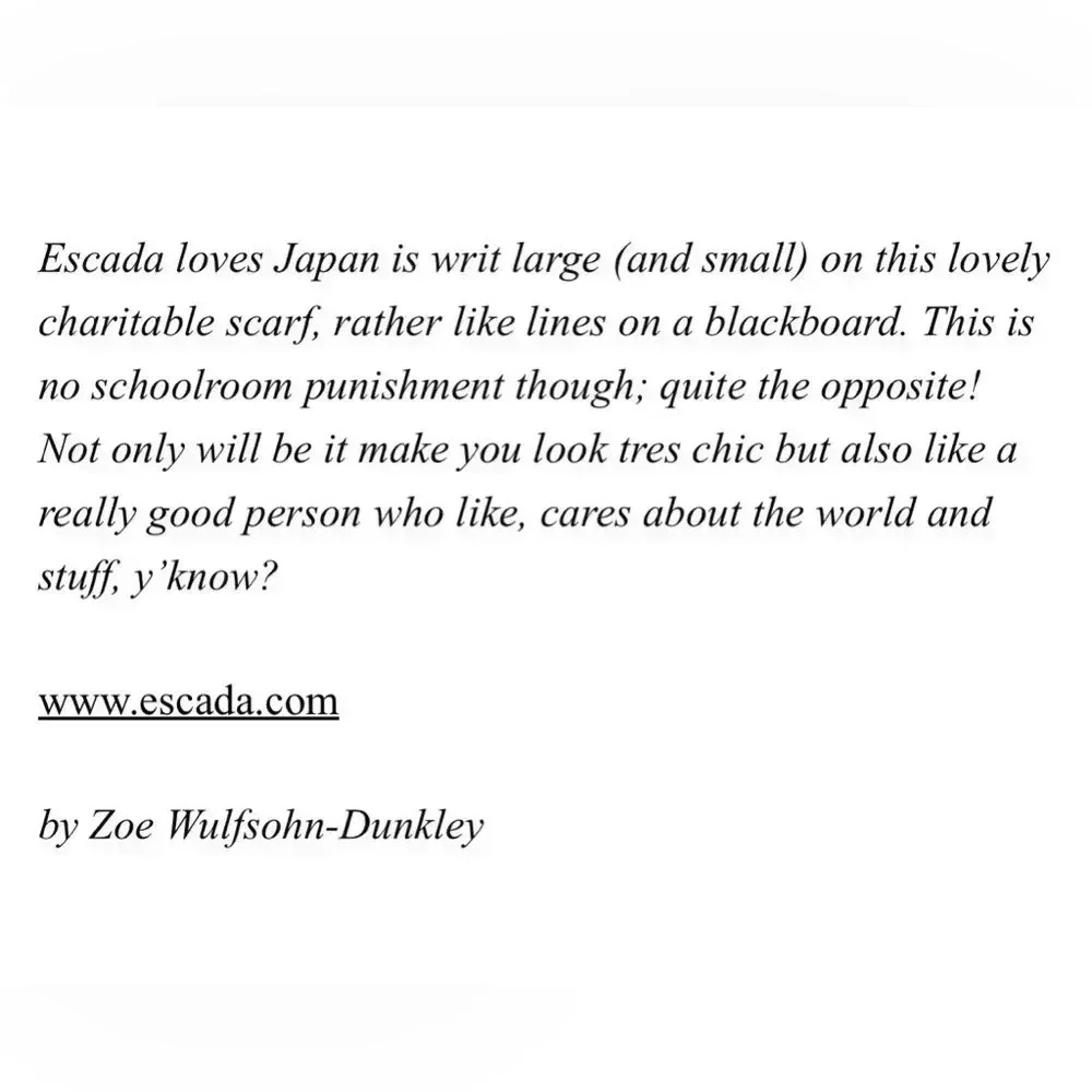 💎Escada Limited Edition Satin Scarf  86cm x 86cm - Picture 4 of 15